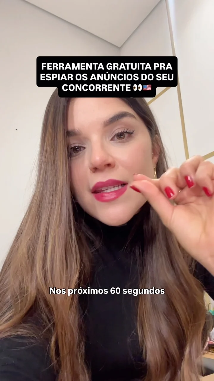 Anna Gouveia em video sobre analise de anuncios de concorrentes