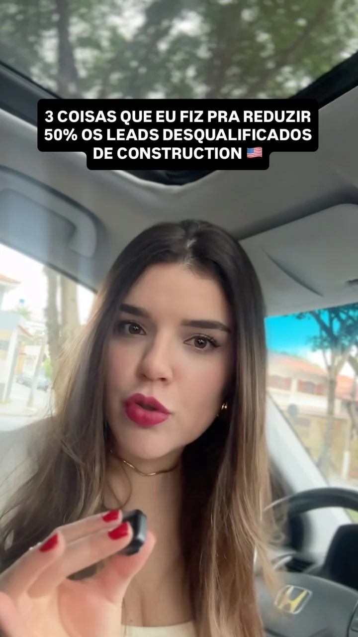 Anna Gouveia em video sobre leads qualificados para empresas de Construction